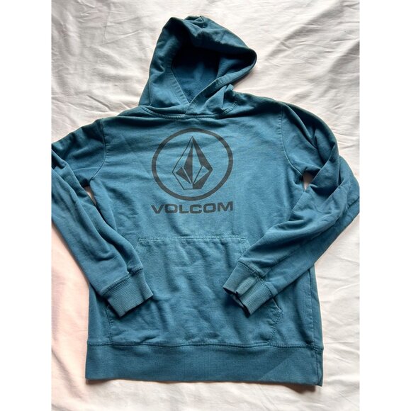 Volcom Kids Hoodie - Large - Teal - Picture 1 of 5